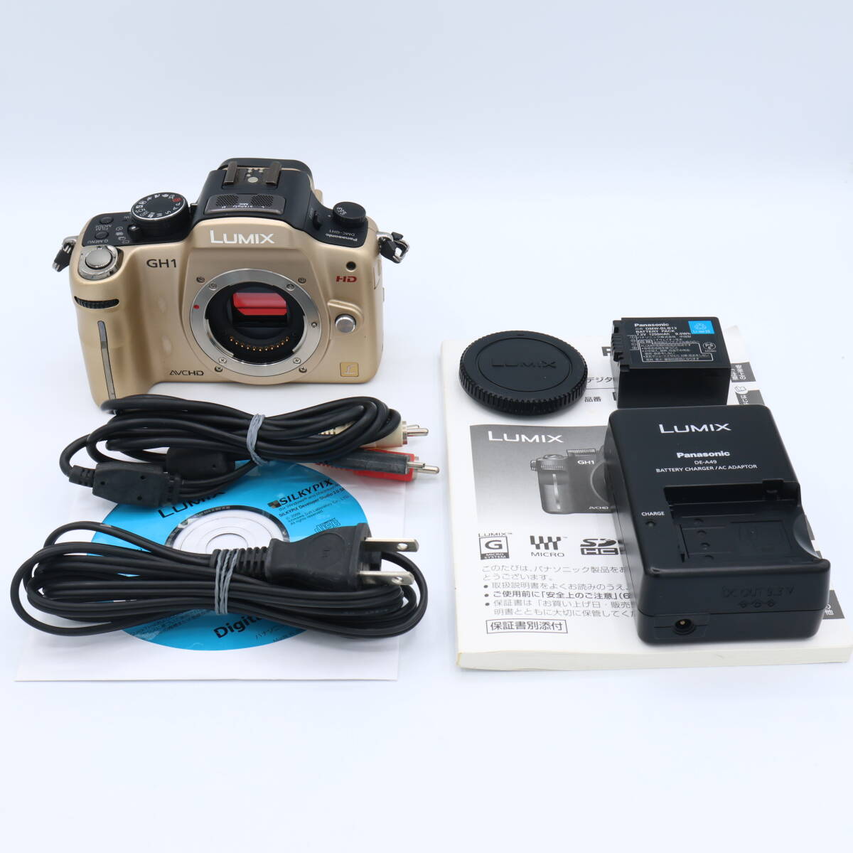Panasonic パナソニック デジタル一眼カメラ LUMIX GH１ ボディ コンフォートゴールド DMC-GH1-N #260216_FS9FB001508
