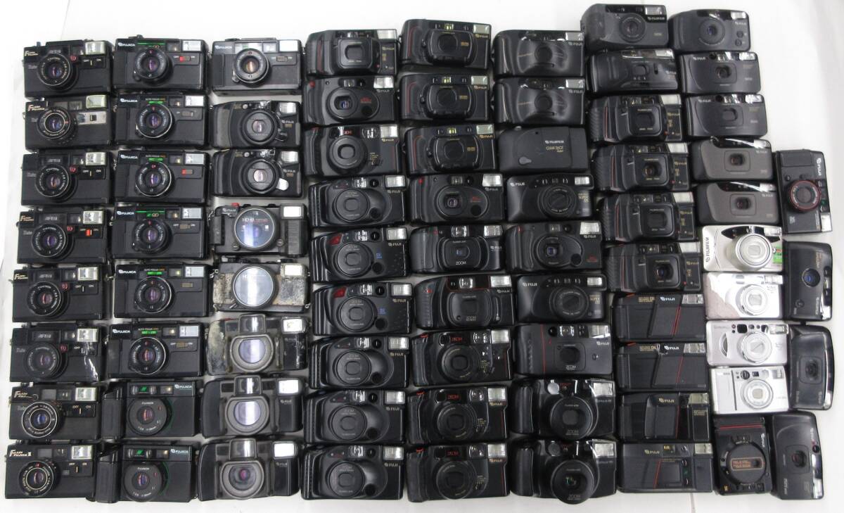 (6801N)ジャンク FUJIFILM AUTO-7 DATE CARDIA mini ELITE OP FLASH FUJICA Date ZOOM CARDIA 700 DATE等富士フイルム まとめてセット点 