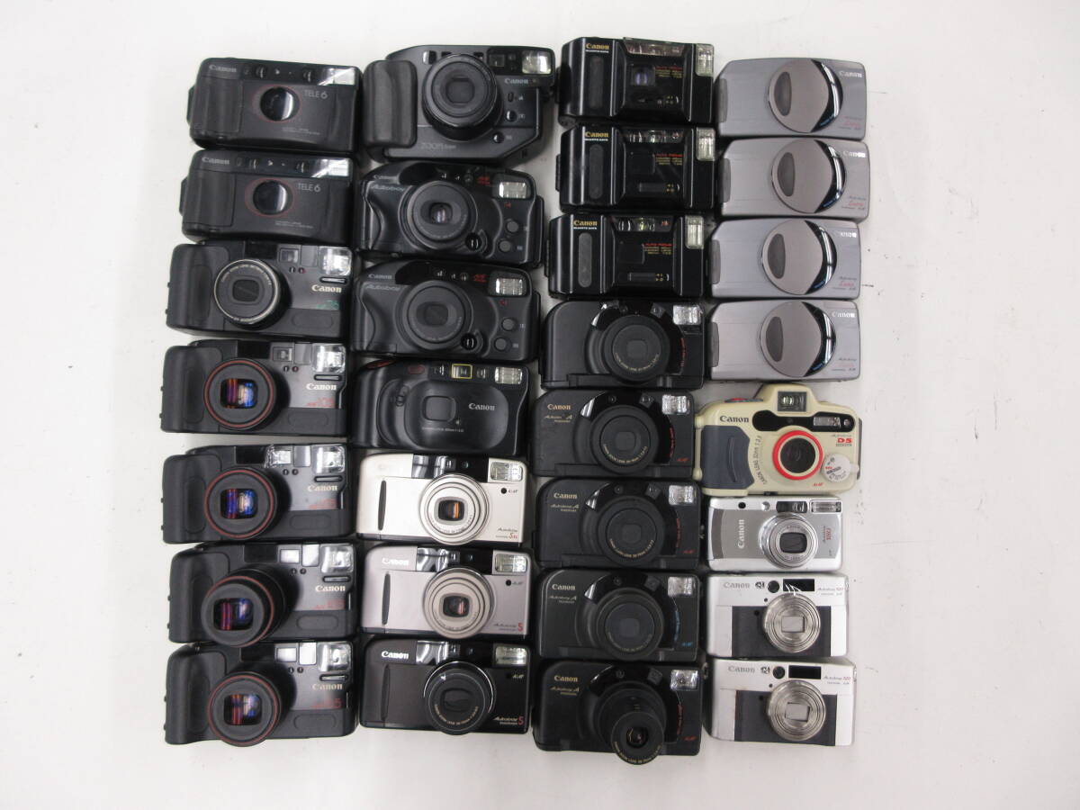(6792N)ジャンク Canon Autoboy ZOOM 105 Autoboy TELE 6 DATE Autoboy LITE QD Autoboy Luna 等キヤノン まとめてセット 30台 