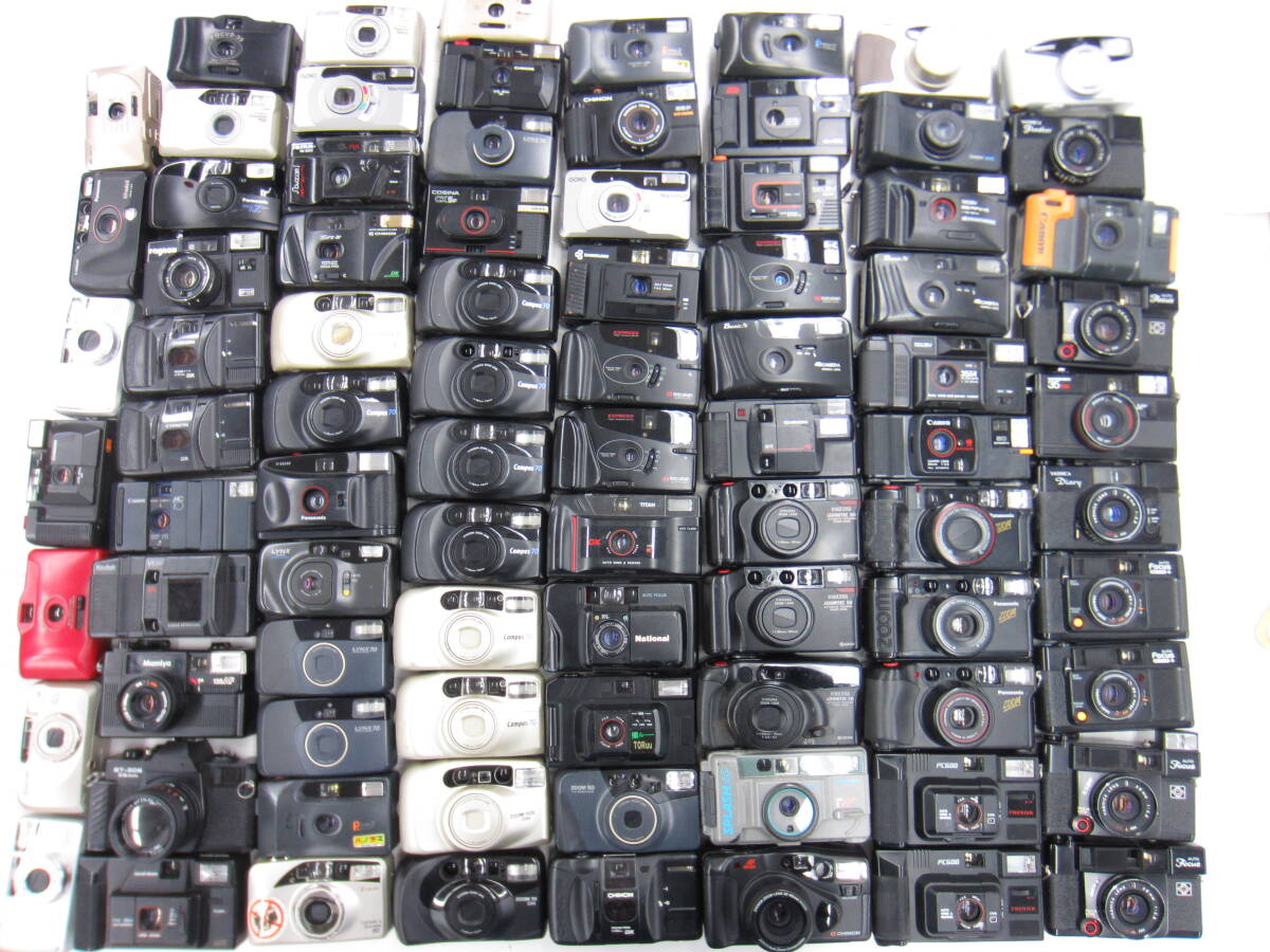 (6805K)ジャンク45CAMERA BasicN CHINON AUTO GL KYOCERA Campus70 ZOOMTEC60 maruman EXPRESS YASHICA AUTO Focus等まとめてセット85点 