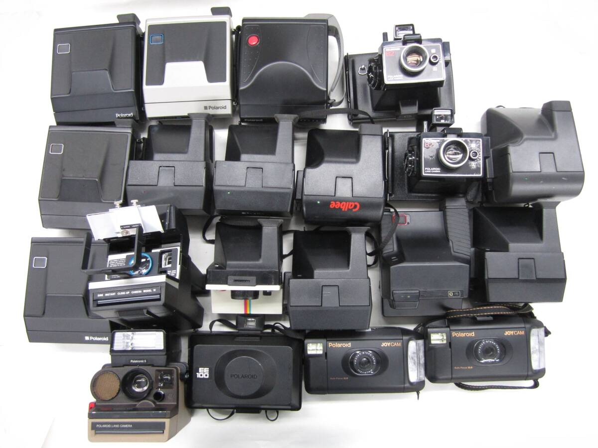 (6806U)ジャンク Polaroid EE100 JOYCAM SpectraSystemMB COLORPACK82 AUTOFOCUS660 ImpulseAF 等 まとめてセット 20点 ポラロイド