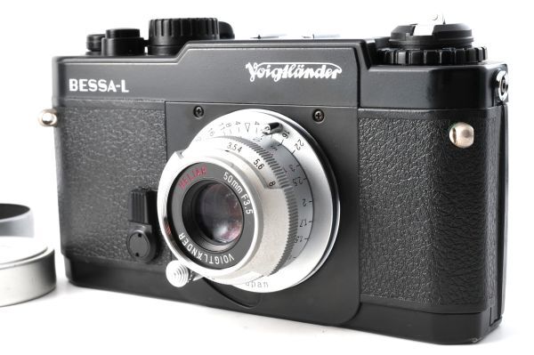 Voigtlander BESSA-L フィルムカメラボディ HELIAR 50mm 3.5 レンズ 2600206