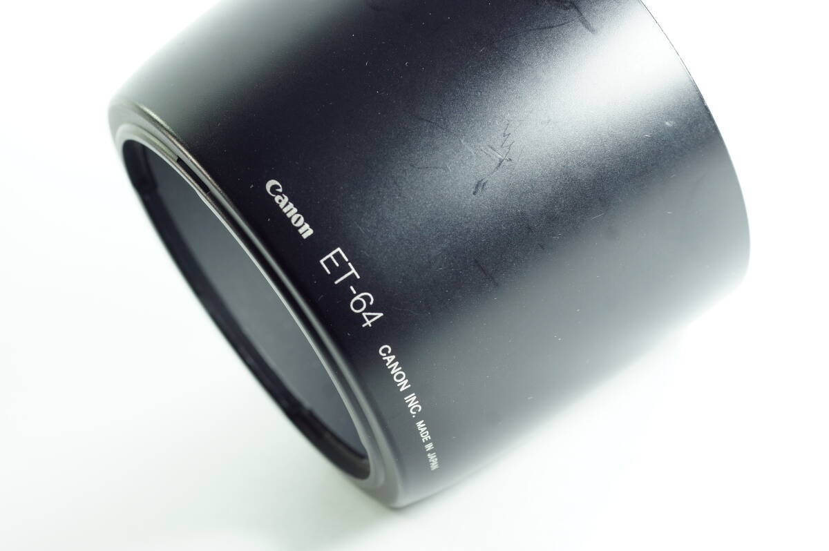 6ABIG-01『並品』CANON ET-64 EF75-300mm F4-5.6 IS USM キヤノン キャノン レンズフード LENS HOOD SHADE