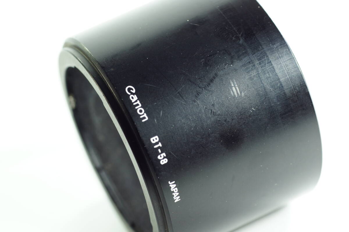 6A『並品』CANON BT-58・AC75-200mm F4.5 NewFD70-210mm F4 NewFD100-300mm F5.6L レンズフード LENS HOOD