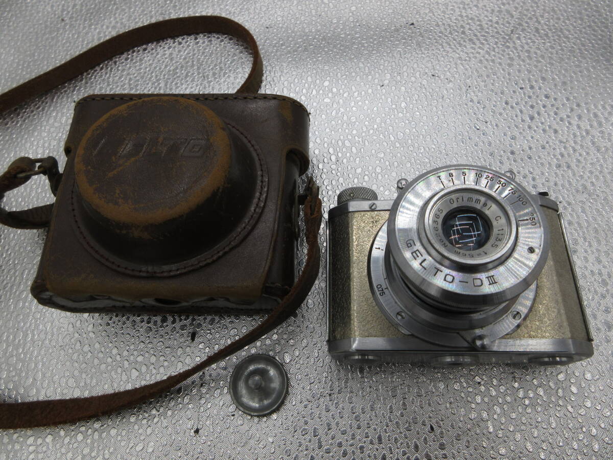 完動　美品　GELTO-D III Grimmel Anastigmat 5cm F3.5 カメラ
