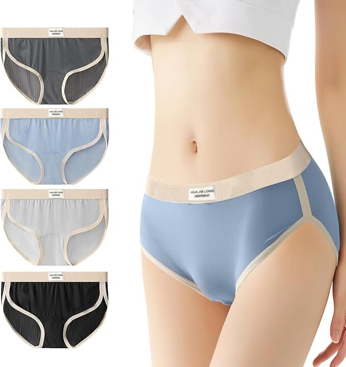 SI-80【４枚セット】レディース ショーツ 女性 下着 4枚セット レディース パンティー 女性用 ショーツ 柔らかい 快適 高通気性