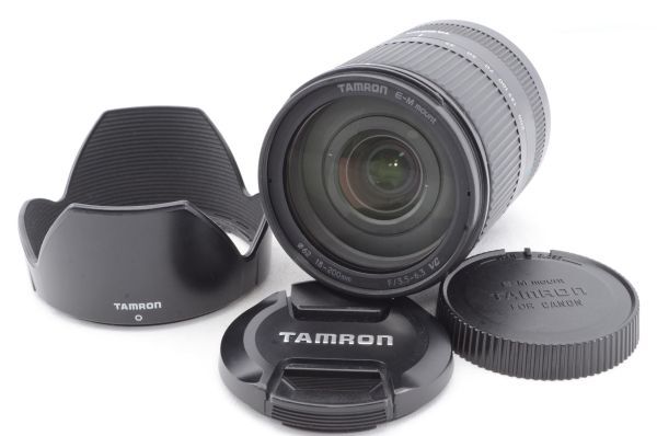 美品★TAMRON タムロン 18-200mm F3.5-6.3 DiIII VC ブラック キヤノン Canon EOS M用 B011EM APS-C 高倍率ズームレンズ R4770