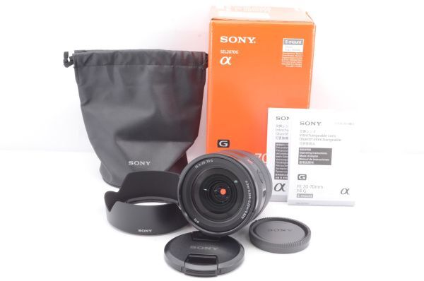 美品★SONY ソニー FE 20-70mm F4 G SEL2070G フルサイズ 標準ズームレンズ★元箱付き　R4096