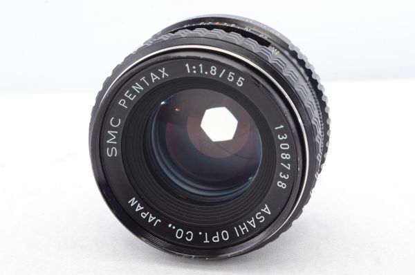 PENTAX ペンタックス SMC 55mm F1.8 Kマウント 単焦点レンズ フィルムカメラ用マニュアルレンズ R5533