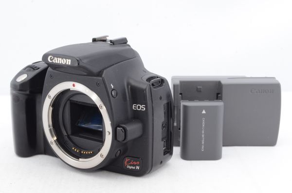 Canon キャノン EOS KISS Digital N ボディ ブラック 800万画素 デジタル一眼レフカメラ R5523