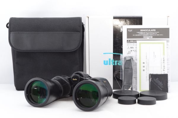 Kenko Tokina ケンコートキナ ultraVIEW 8-20×50 KU-11018 ブラック ポロプリズム式 最大20倍 50口径ズームタイプ 双眼鏡★元箱付き R5520