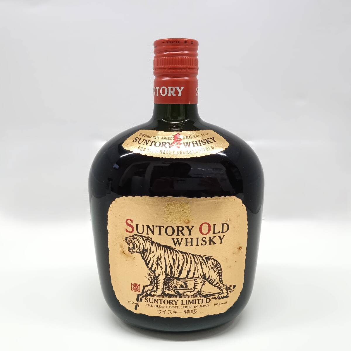 W□ 兵庫県内限定発送 未開栓 特級 サントリーオールド ウイスキー SUNTORY OLD WHISKEY 干支ラベル 寅歳 760ml 43% 古酒 