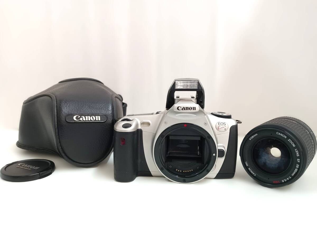 W● キャノン キヤノン Canon EOS Kiss III Canon EF 28-90mm f/4-5.6 USM レンズ付き