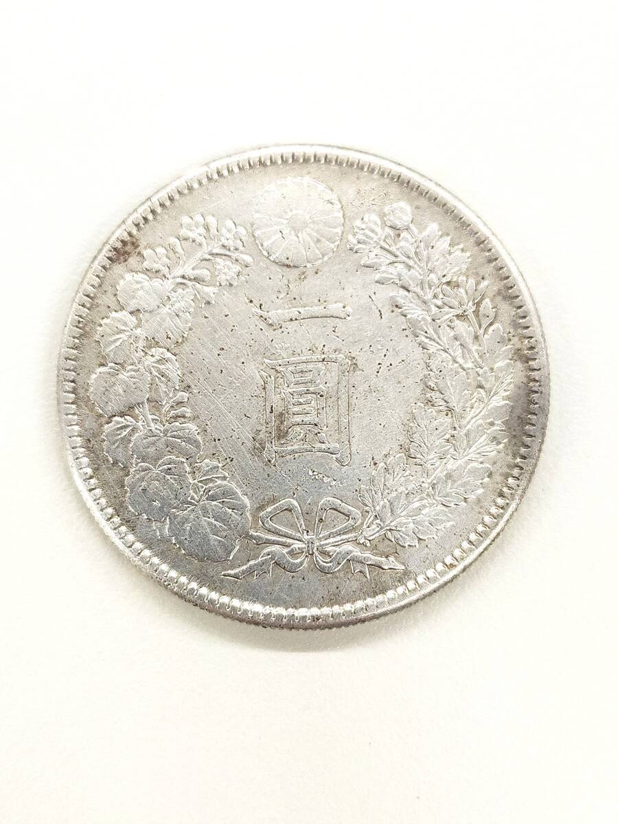 T● 明治45年 新一圓 銀貨 古銭 記念硬貨 総重量約26.9g 銀比重約10.3