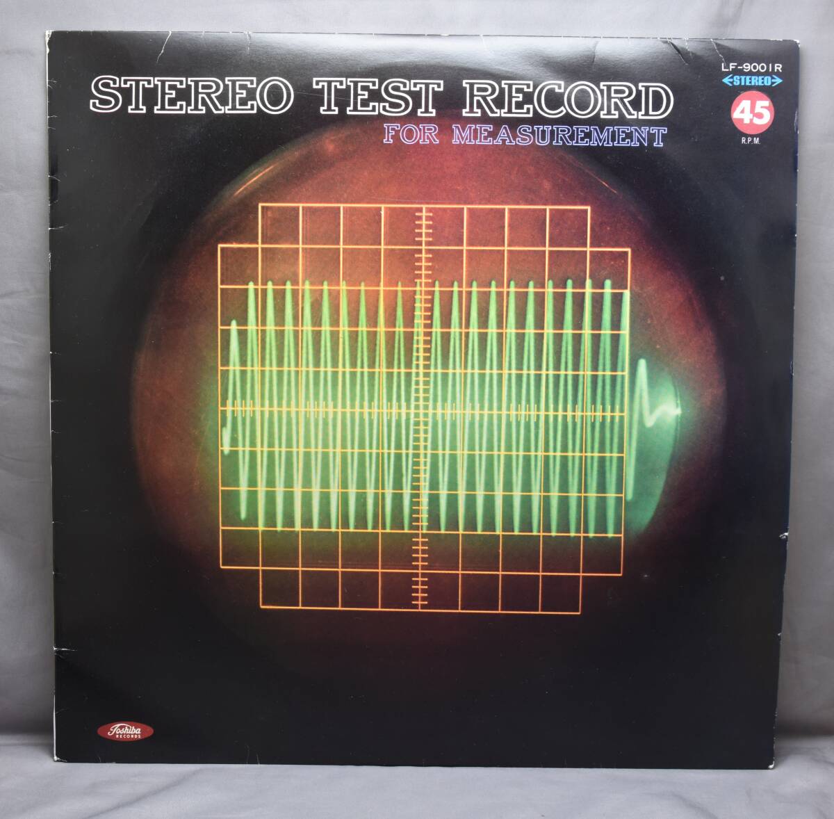▲☆【東芝】ステレオ テスト レコード 測定用 LF-9001R★△