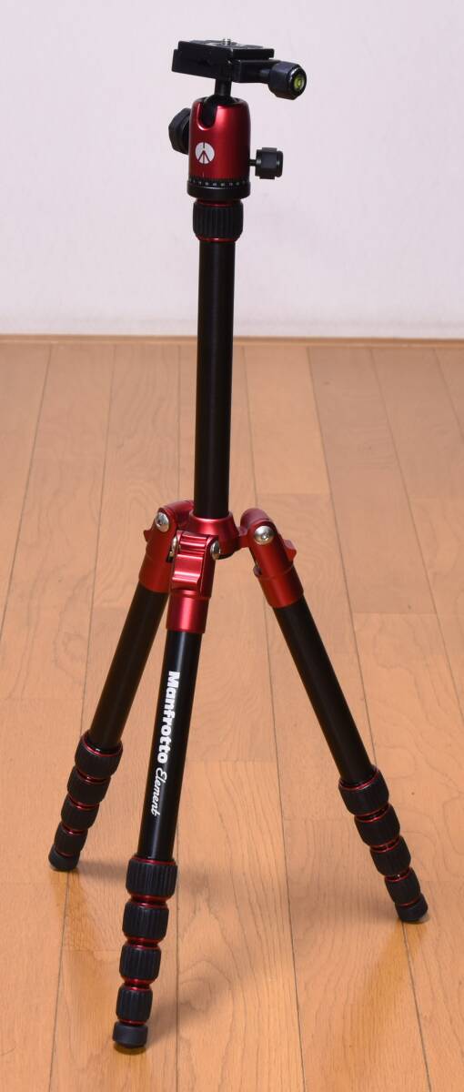 ▲☆【マンフロット】Element エレメント 三脚 レッド MKELES5RD-BH★△