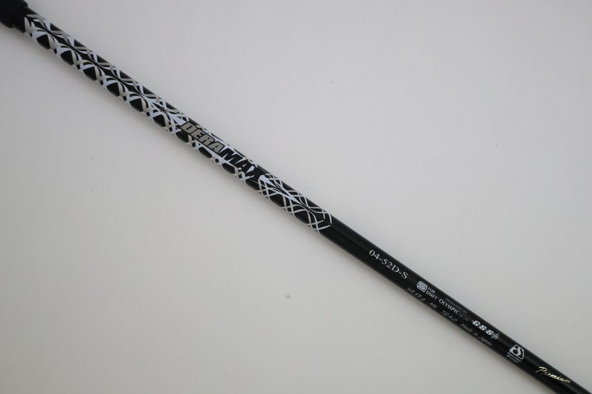 ●黒デラ！オリムピック★DERAMAX（デラマックス）04プレミアムシリーズ　04-52D　S　ドライバー用　シャフト　(88470