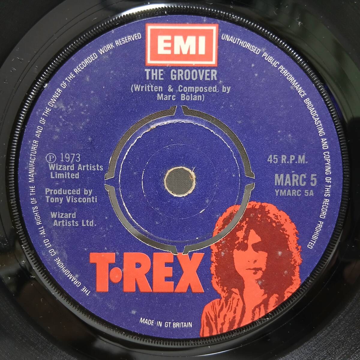 ▲英シングル▼T. REX▲THE GROOVER▼