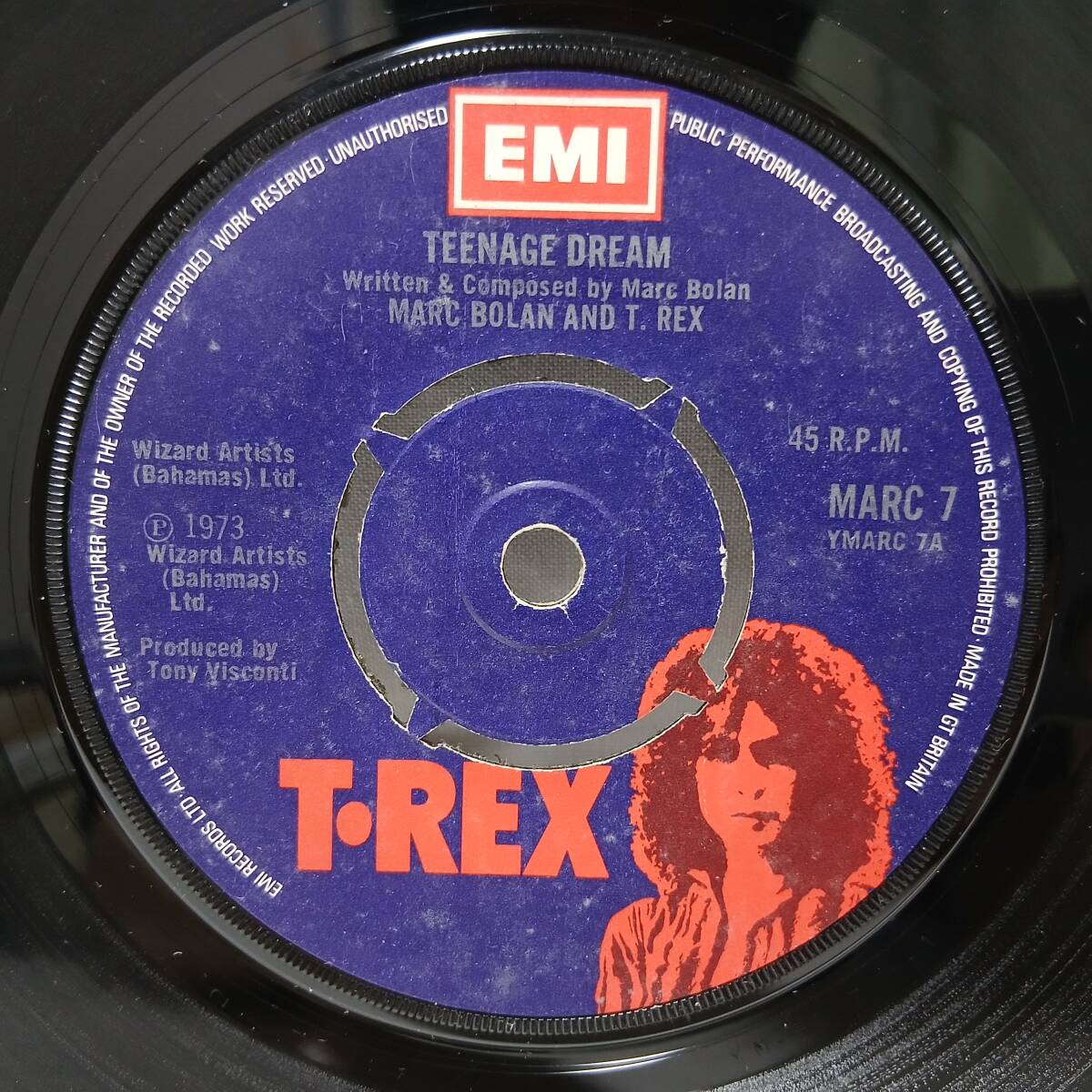▲英シングル▼T. REX▲TEENAGE DREAM▼