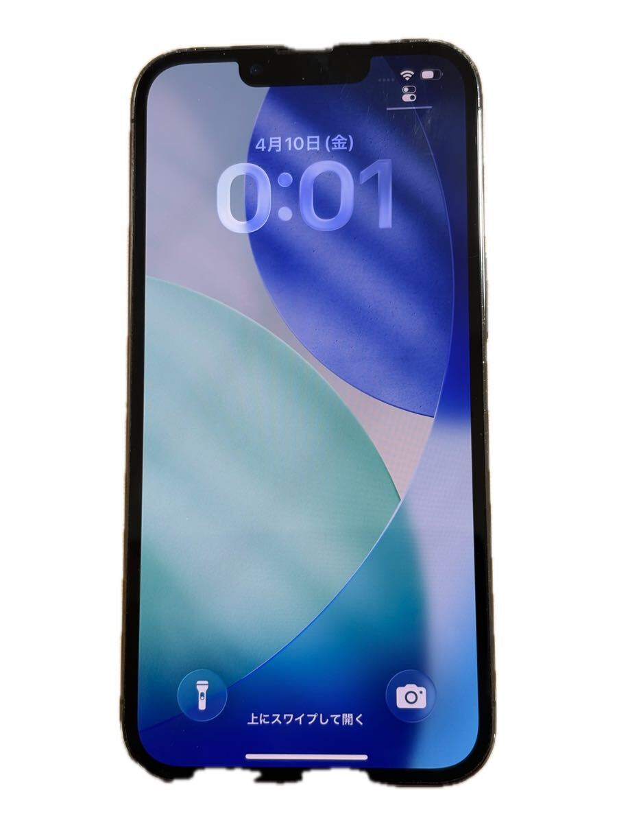 YF1973【iPhone iPhone13 Pro 128GB ブラック　バッテリー容量72%】本体のみ