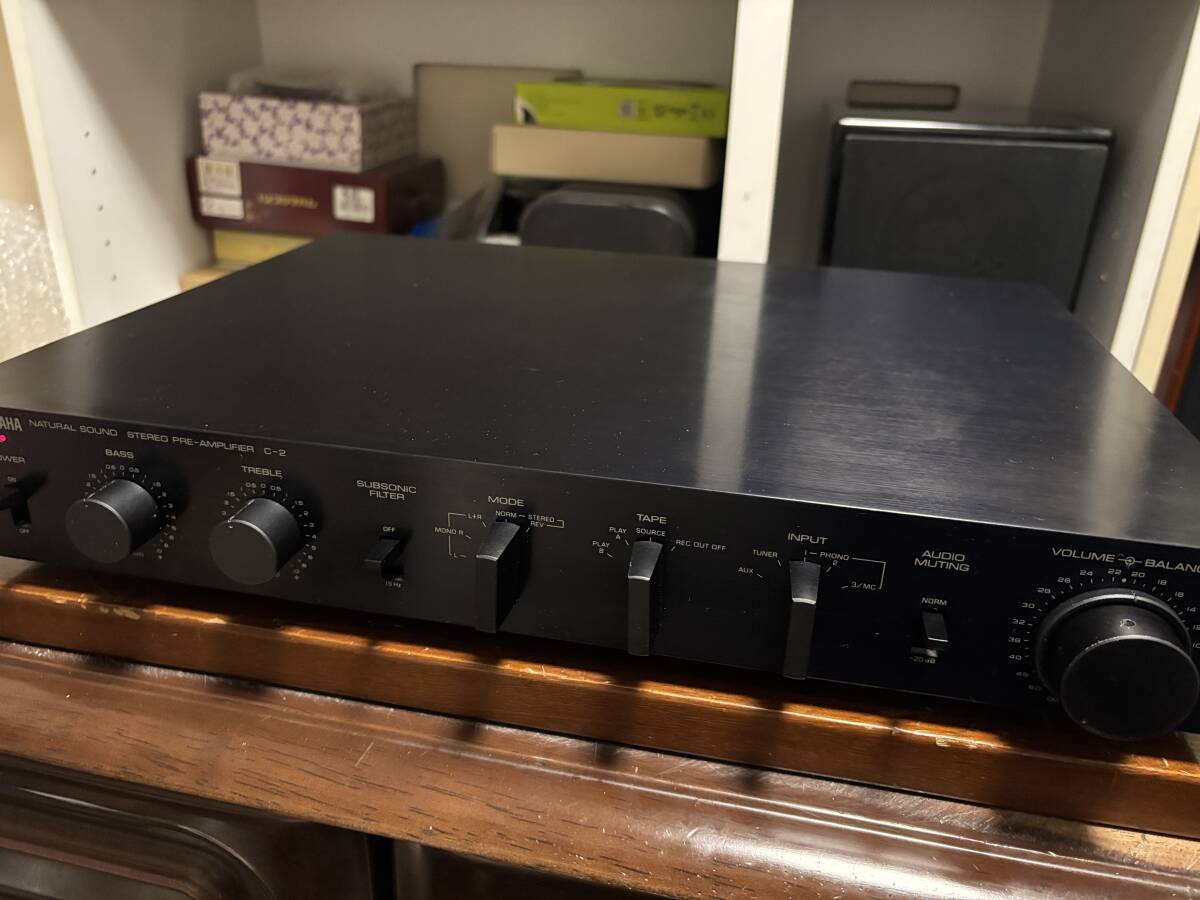 ★★　名機　YAMAHA C-2 コントロールアンプ 　⑨　修理・メンテナンス後　基本動作確認済み　良品～美品!? used　★★