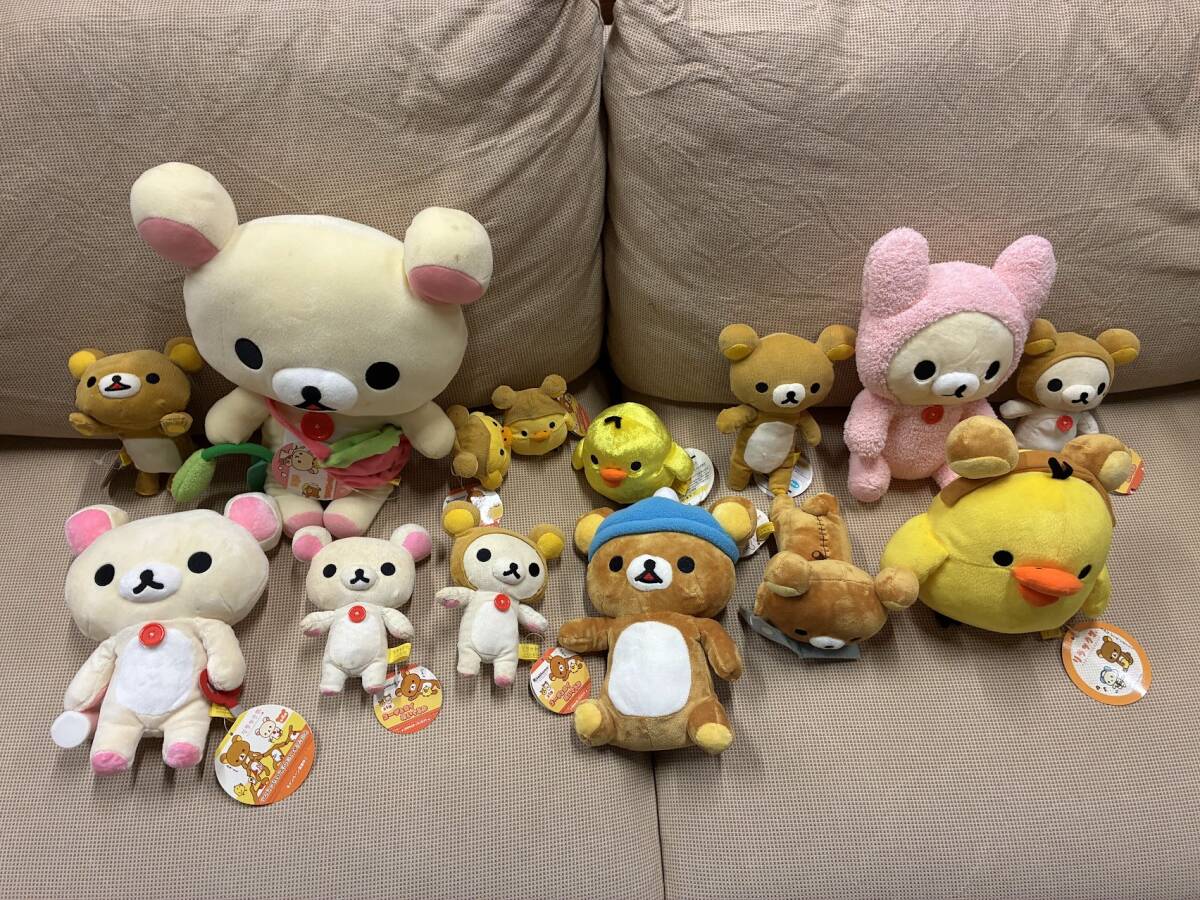 【 リラックマ ぬいぐるみ まとめて 36 】リラックマ コリラックマ キイロイトリ マスコット プライズ サンエックス