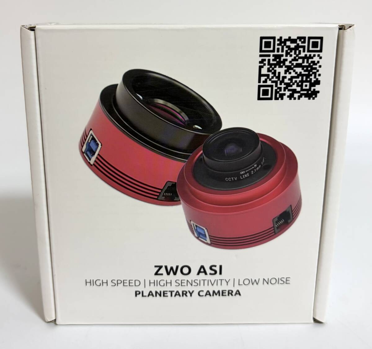★新品未使用品★ ZWO ASI 178MM（モノクロ／非冷却モデル）CMOSカメラ 天文カメラ 高解像度 レンズ 裏面照射 望遠鏡 双眼鏡 I260416-3