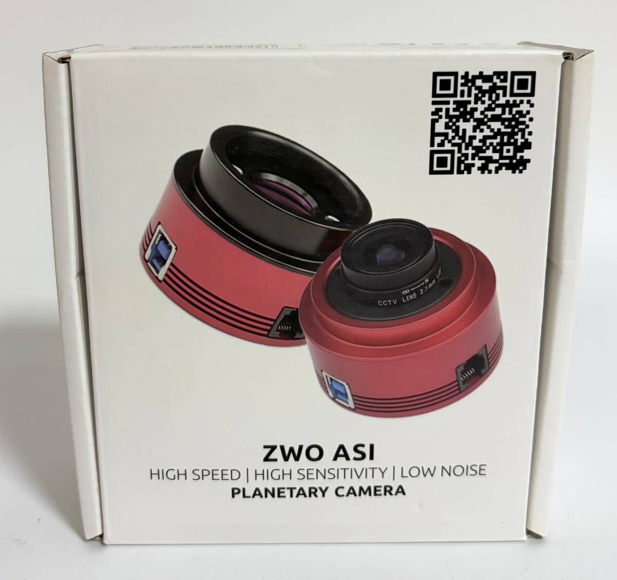 ★新品未使用品★ ZWO ASI 178MM（モノクロ／非冷却モデル）CMOSカメラ 天文カメラ 高解像度 レンズ 裏面照射 望遠鏡 双眼鏡 I260416-4