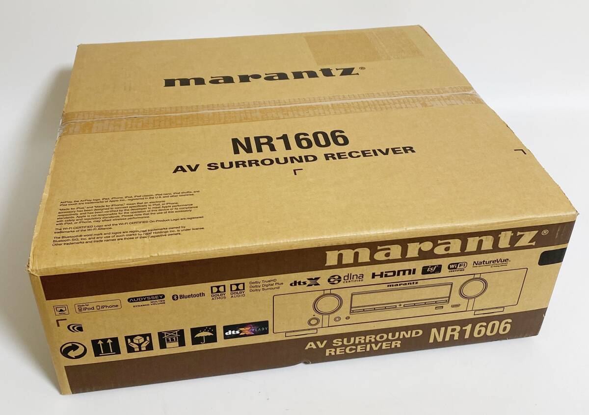 ★美品/動作保証★ marantz マランツ NR1606 AVサラウンドレシーバー AVアンプ 7.2ch Wi-Fi/Bluetooth ワイヤレス/ハイレゾ音源 I260415