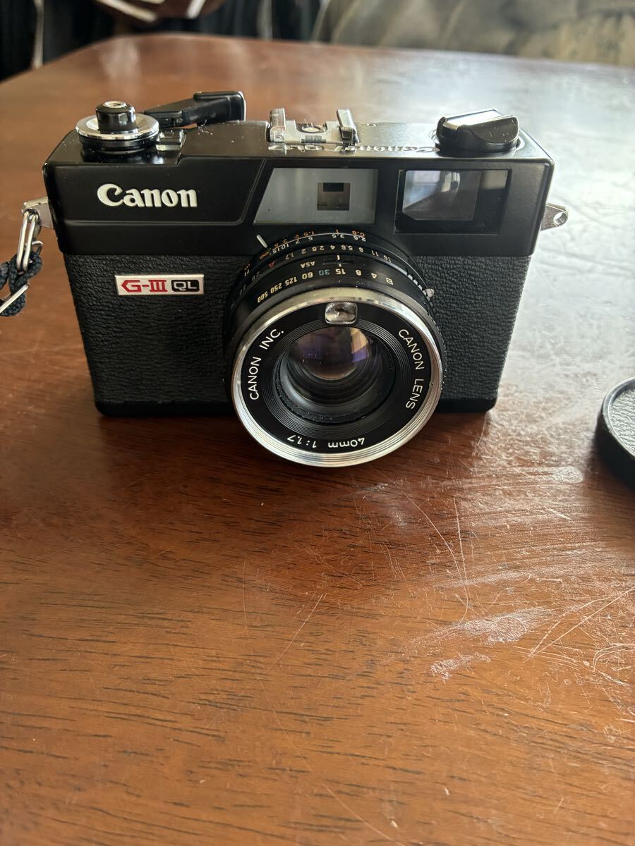 美品希少ブラックCanon Canonet QL17 G-III QL フィルムカメラ