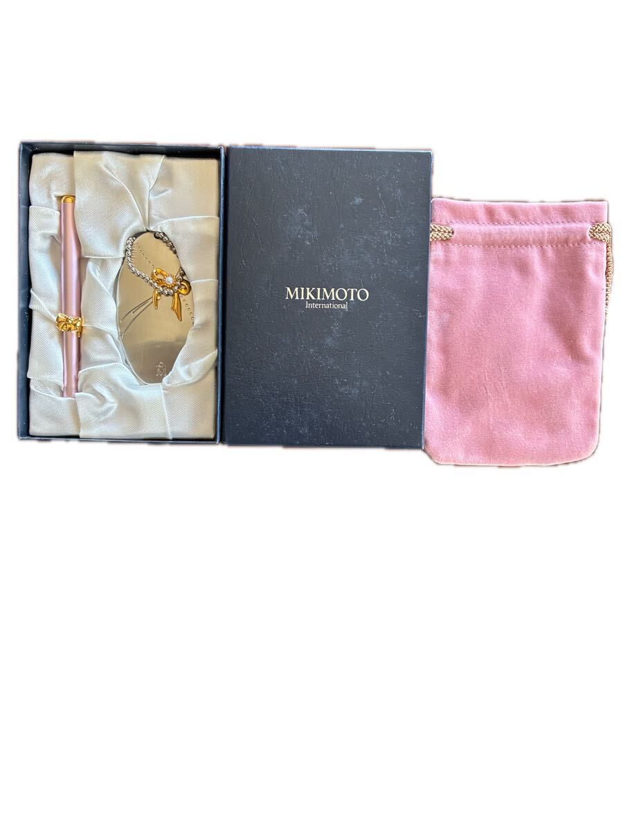 MIKIMOTO リップブラシ&ミラーセット