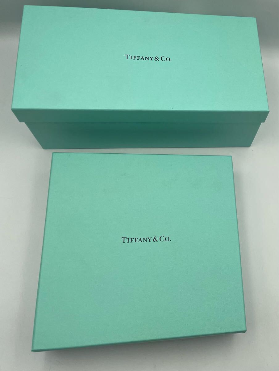 FY3533A184 TIFFANY ティファニー マグカップとプレートのペアセット 食器類 皿 コップ 純正箱入り Tiffany&Co 現状品