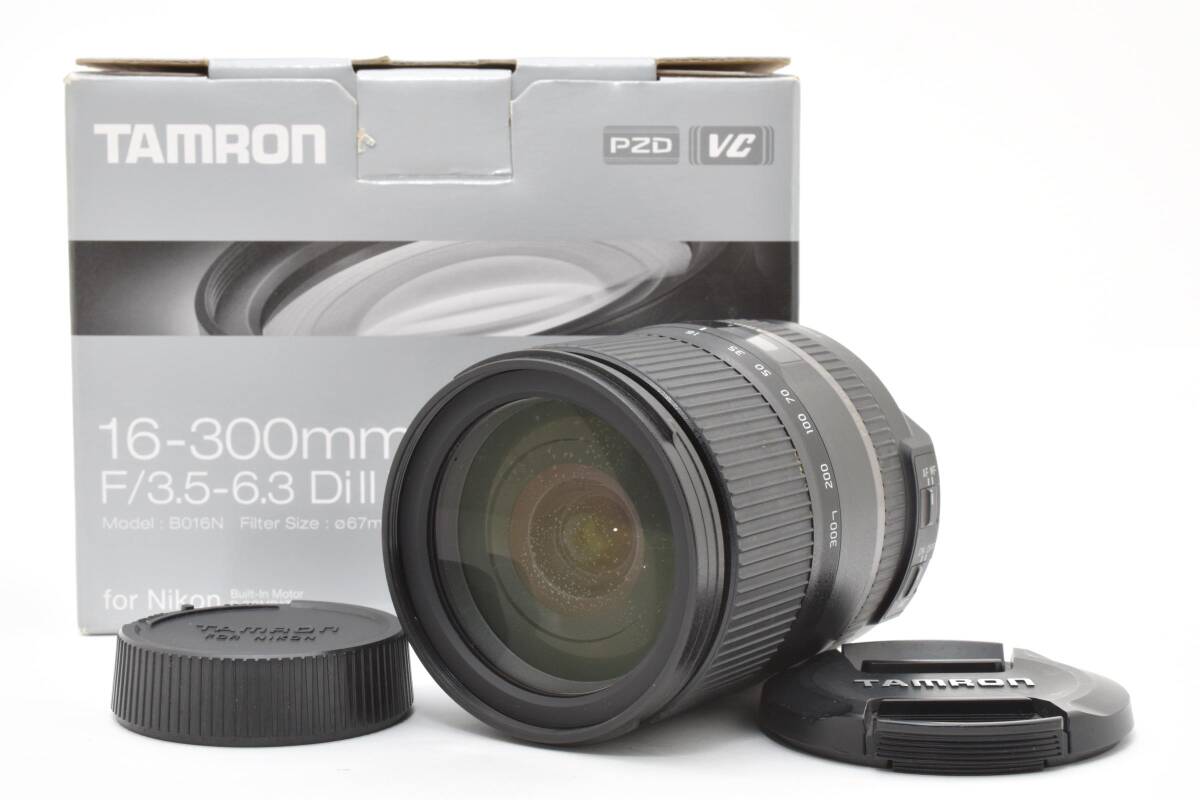 ★ タムロン TAMRON 16-300mm F3.5-6.3 Di II PZD VC ニコン用 ★ Y3593#19