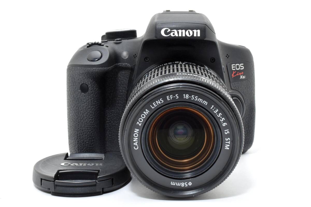 ★極上品★【ショット数7867回】 キヤノン CANON EOS Kiss X8i EF-S18-55mm F3.5-5.6 IS STM　Y3571#262
