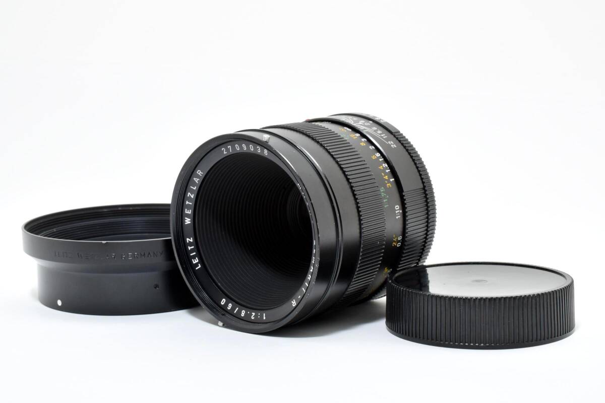 ★希少品★ ライカ LEITZ WETZLAR MACRO-ELMARIT-R 60mm F2.8 Y3617#163