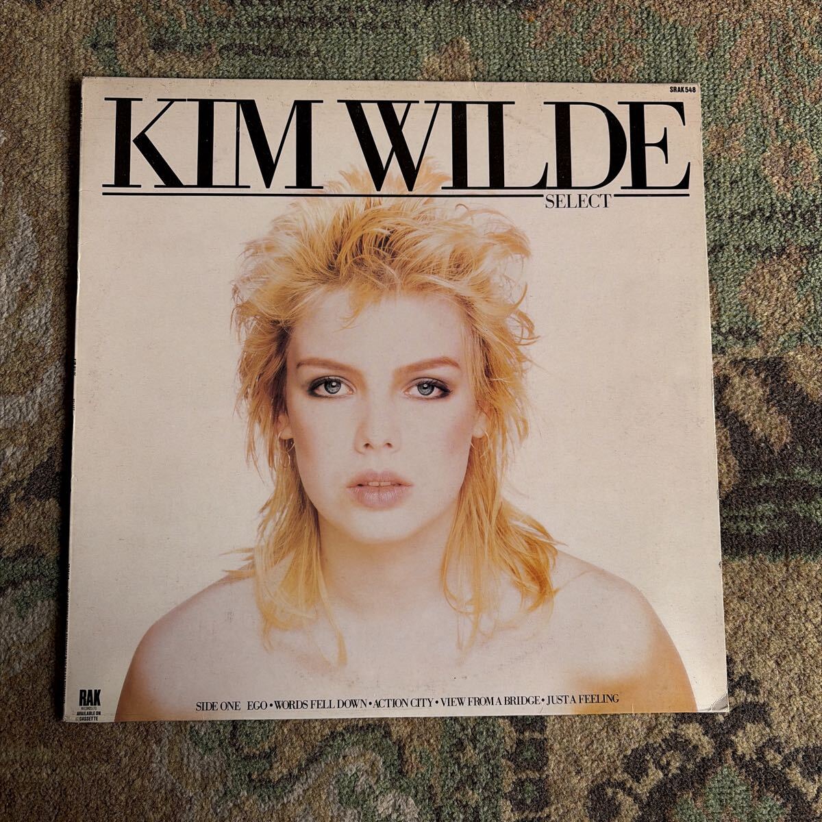 UKオリジナル 初回マト! KIM WILDE キム・ワイルド / SELECT セレクト LPレコード A-1/B-1 手彫り刻印あり SRAK 548 英国盤 美盤