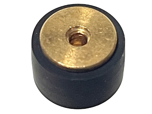 カセットデッキ修理パーツ ピンチローラー 外径11mm ホイール幅8mm 軸内径2mm 金属ホイール 1個 駆動系消耗パーツ修理交換用