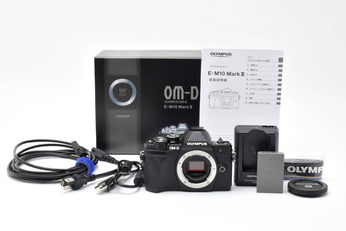 ■ ほぼ新品・S数 3452回 ■オリンパス　OLYMPUS E-M10 Mark III ボディ M0406#A-237
