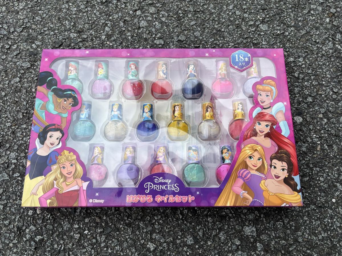 ◆未使用◆Disney/ディズニー　プリンセス　はがせる　ネイルセット　18本セット　PRINCESS ネイル◆