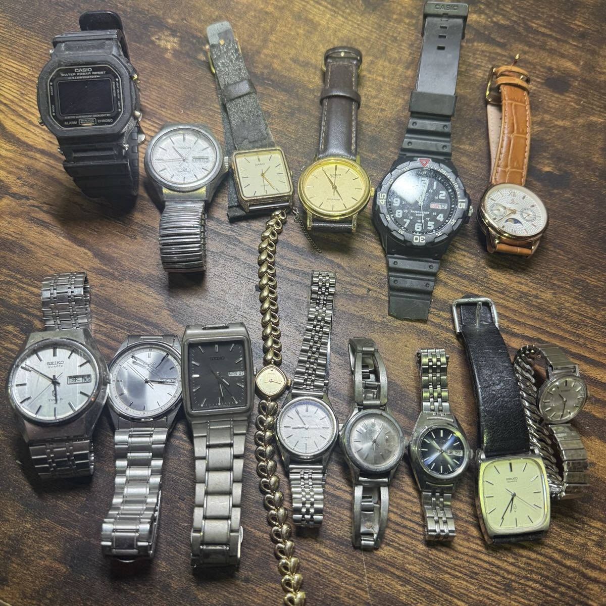 ga257 SEIKO CASIO TISSOT RICOH 腕時計　15点　まとめ