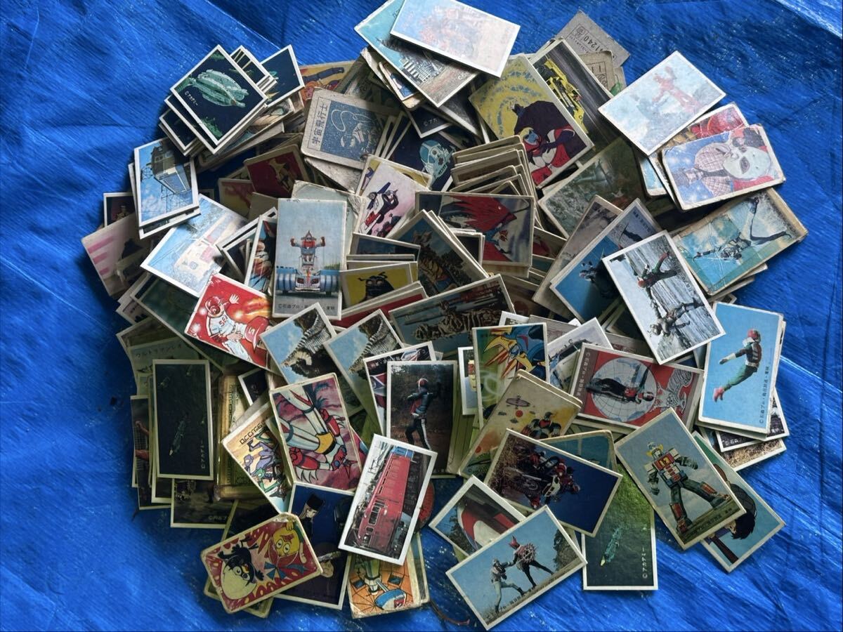 SA907 当時物キャラクターめんこ　メンコ　面子　ウルトラマン　車　仮面ライダー　昭和キャラクター　