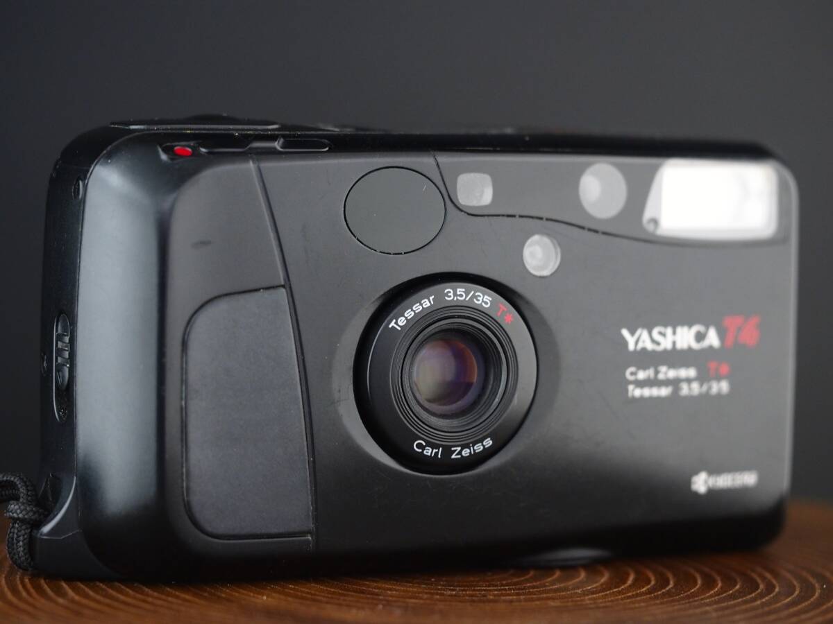 【完動】YASHICA T4 KYOCERA CARL ZEISS TESSAR 3.5/35 T*