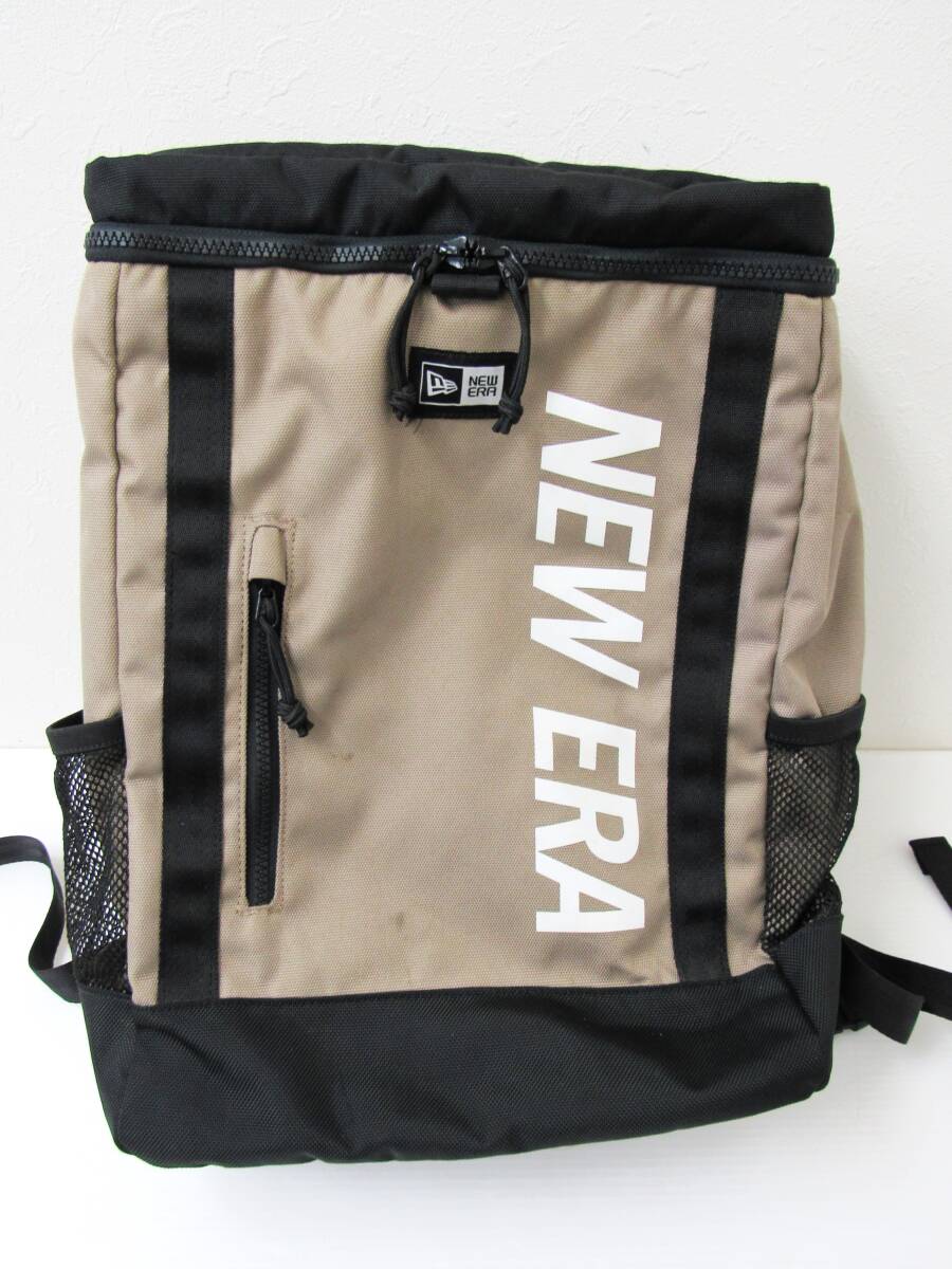 ニューエラ ボックスパック リュック ベージュ×ブラック （約）42㎝×30㎝×15㎝ バッグ HG0902