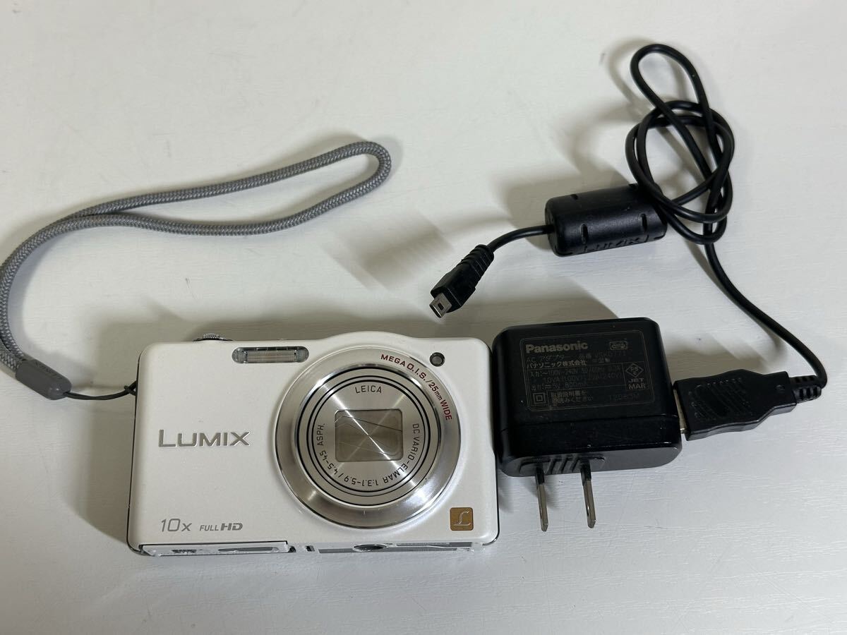 Panasonic パナソニック LUMIX ルミックス DMC-SZ7 デジタルカメラ ホワイト デジカメ コンパクトデジタルカメラ 動作確認済み 充電器付き