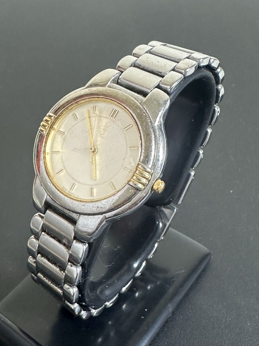Yves Saint Laurent イブサンローラン 6031-G011246 コンビ GP SS メンズ用 腕時計 クオーツ 電池切れ 動作未確認