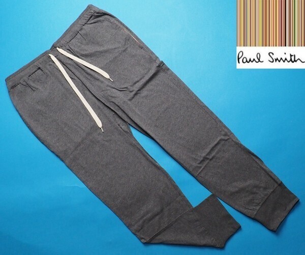新品国内正規品 Paul Smith ポールスミス マルチストライプポケット スウェットパンツLLチャコール(076) 36-7767