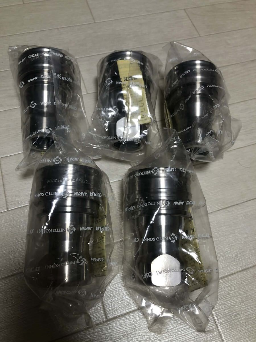 日東工器SPカプラTypeAソケット（ステンレス製・ニトリルゴムシール）8S-A304（5個）セットです