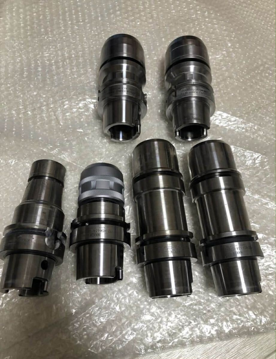 大昭和 BIG メガチャック HSK-A63-MEGA25D とNIKKEN 63A-C25-130..(6本) セットです