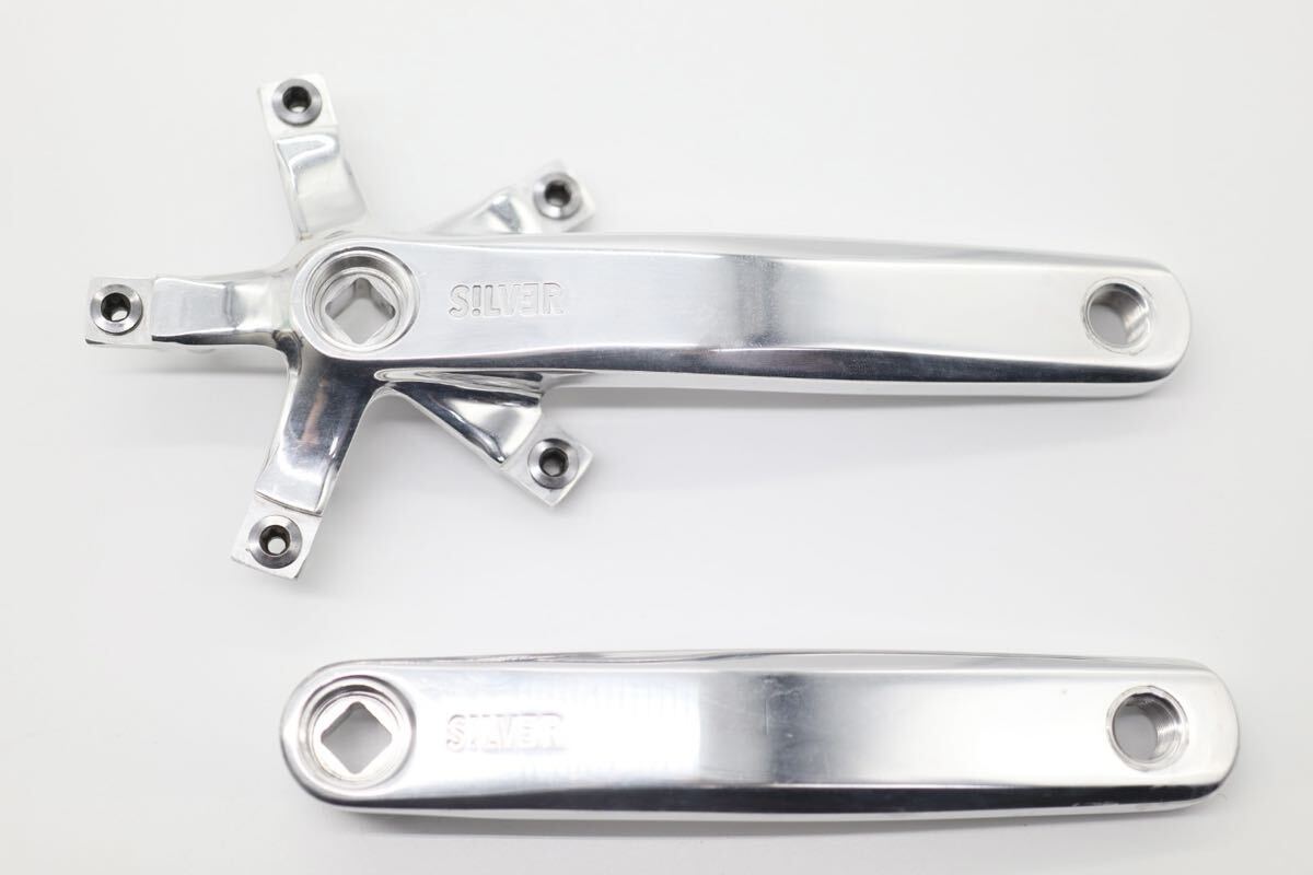 RIVENDELL SILVER CRANK リベンデル クランク トリプル PCD 110 スクエアテーパー blue lug ブルーラグ SURLY サーリー SUGINO スギノ