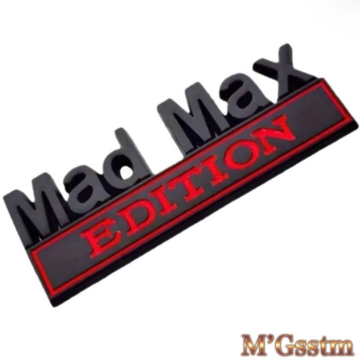 エディション 汎用 エンブレム マッドマックス Mad Max EDITION 内装 外装 シール カスタム サイド フェンダー リア フロント インテーク